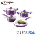 nonstick cookware with glass lid transparent glass cooking pot cookware set